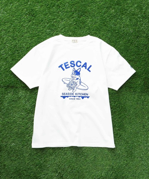 The Endless Summer（エンドレスサマー）の「TES CAL PIZZA DINER T-SHIRT / Tシャツ（Tシャツ/カットソー・メンズ・ネイビー/A/ホワイト/ブラック・X-LARGE/LARGE/MEDIUM/SMALL）」の4枚目の写真