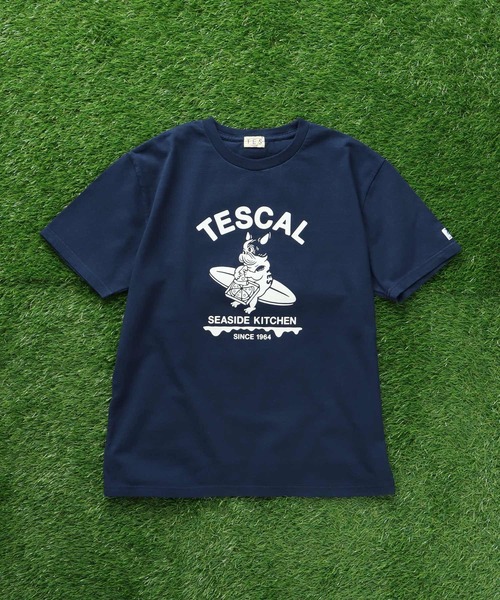 The Endless Summer（エンドレスサマー）の「TES CAL PIZZA DINER T-SHIRT / Tシャツ（Tシャツ/カットソー・メンズ・ネイビー/A/ホワイト/ブラック・X-LARGE/LARGE/MEDIUM/SMALL）」の11枚目の写真