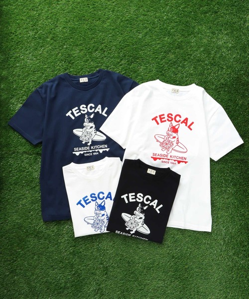 The Endless Summer（エンドレスサマー）の「TES CAL PIZZA DINER T-SHIRT / Tシャツ（Tシャツ/カットソー・メンズ・ネイビー/A/ホワイト/ブラック・X-LARGE/LARGE/MEDIUM/SMALL）」の14枚目の写真