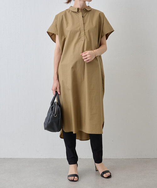 ベロアリボンスクエアネックワンピース