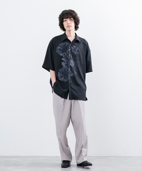 JUNRED（ジュンレッド）の「ビッグフラワープリントルーズシャツ