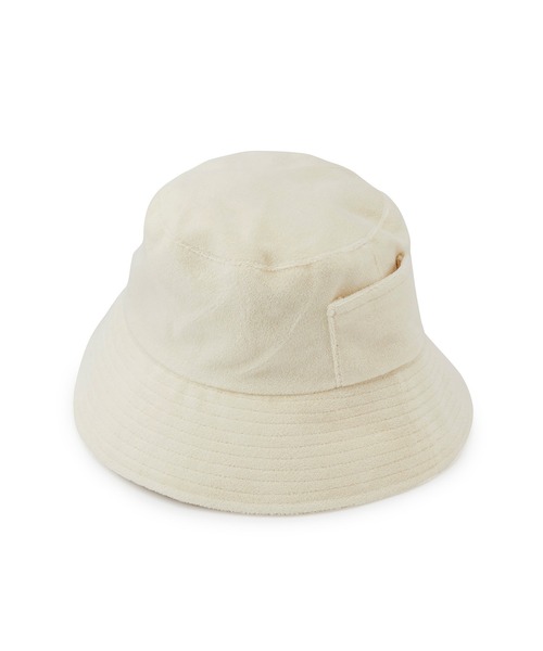 ADAM ET ROPE'(アダムエロペ)の「【LACK OF COLOUR(ラックオブカラー)】Wave Bucket(ハット・レディース・ベージュ/ブラック・M)」の1枚目の写真