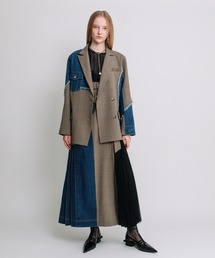 AULA AILA（アウラアイラ）の「デニムコンビネーションジャケット