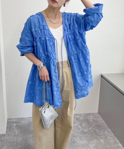 I360 美品 M 38 モラビトプルミエ チュニック ブラウス レディース I360 美品 M 38 モラビトプルミエ チュニック ブラウス レディース