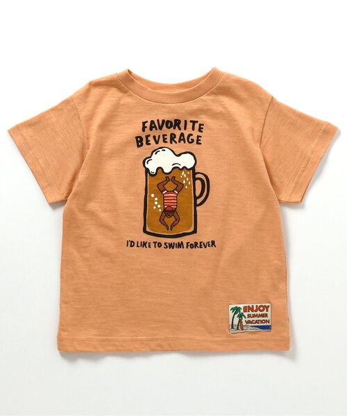 BREEZE(ブリーズ)の「ENJOY SUMMER Tシャツ(Tシャツ/カットソー・キッズ・ピンク/オレンジ/イエロー・80/90/100/110/120/130/140)」の8枚目の写真