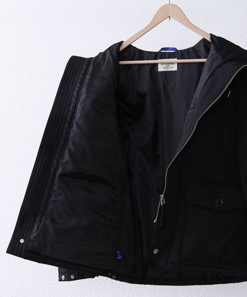 coen（コーエン）の「フーデッドダウンジャケット【ネイビー⇒WEB限定カラー】（ダウンジャケット/コート・メンズ・ネイビー/ダークグリーン/ナチュラル/ブラック・LARGE/X-LARGE/SMALL/MEDIUM）」の11枚目の写真