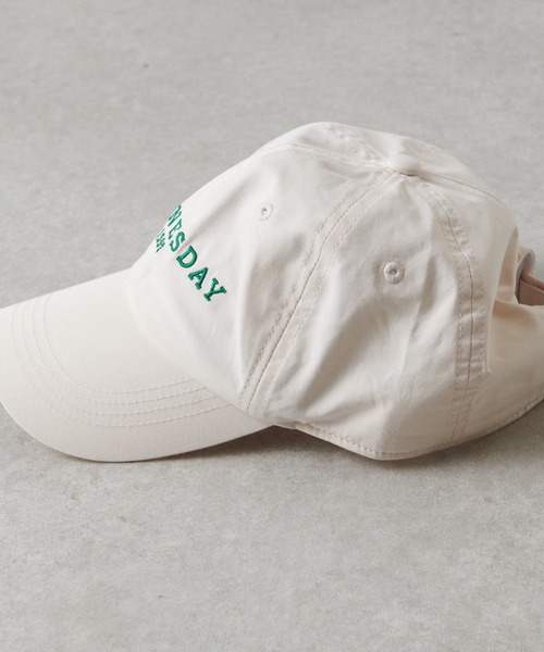 PAPILLONNER（パピヨネ）の「ウィークリーキャップ（キャップ・レディース・スカイブルー/ベージュ・FREE）」の9枚目の写真