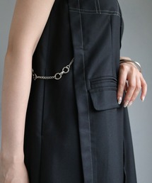 【メール便無料】 &g'aime（アンジェム）の「【YUKKO×&g'aime】ファスナースリット トップス