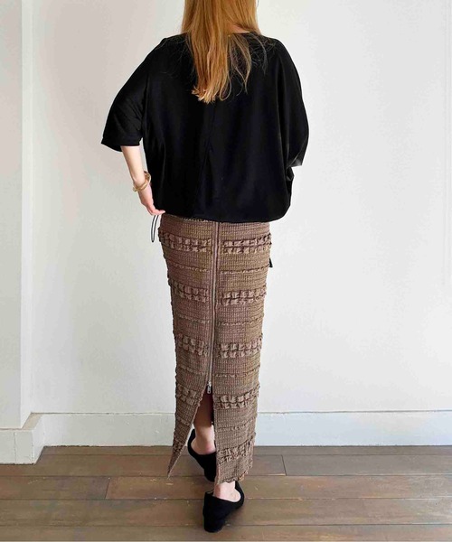 PICCIN（ピッチン）の「【WEB限定】膨れシャーリングバックジップスカート（スカート・レディース・ブラック/ブラウン・M/L）」の18枚目の写真