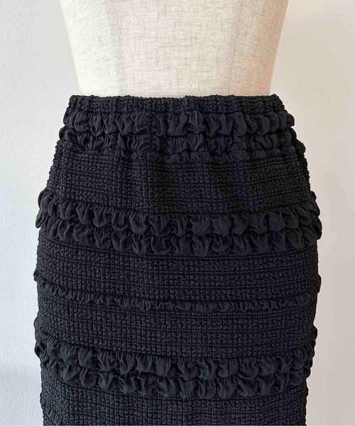 PICCIN（ピッチン）の「【WEB限定】膨れシャーリングバックジップスカート（スカート・レディース・ブラック/ブラウン・M/L）」の19枚目の写真