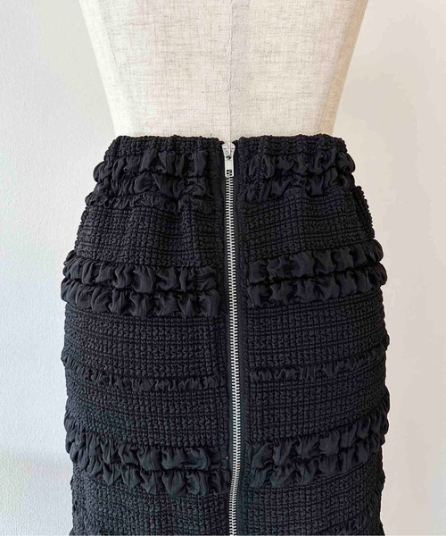 PICCIN（ピッチン）の「【WEB限定】膨れシャーリングバックジップスカート（スカート・レディース・ブラック/ブラウン・M/L）」の20枚目の写真