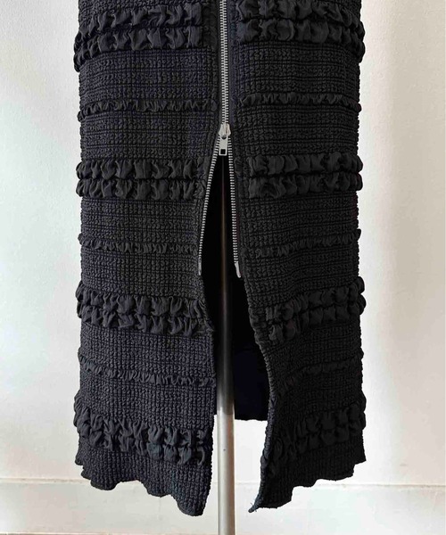 PICCIN（ピッチン）の「【WEB限定】膨れシャーリングバックジップスカート（スカート・レディース・ブラック/ブラウン・M/L）」の21枚目の写真