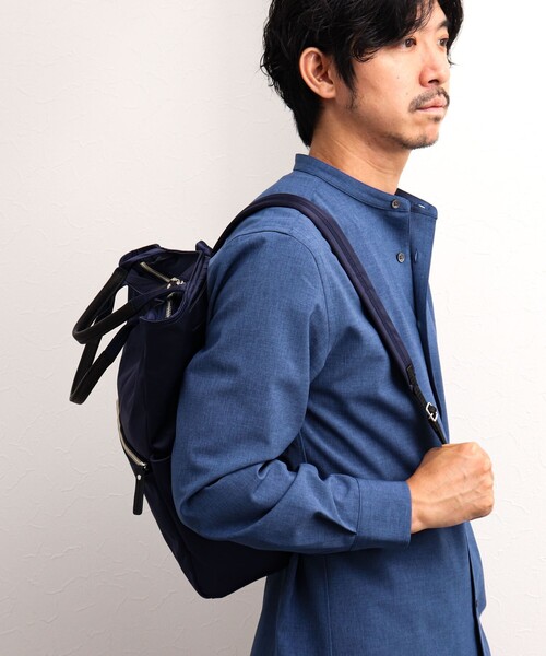 【別注】クレドラン ノーリーズ 2way トートバッグ ショルダー レザー 紺 ノーリーズ グッドマン NOLLEY'S goodman 【CLEDRAN/クレドラン