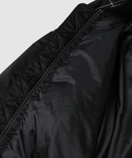 FACETASM(ファセッタズム)の「HEAVY STITCH MA-1 JACKET(MA-1・メンズ・ブラック/カーキ・4)」の4枚目の写真