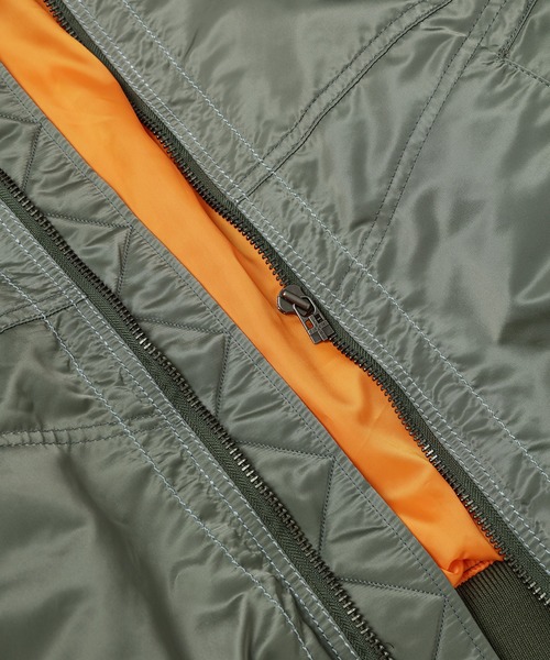 FACETASM(ファセッタズム)の「HEAVY STITCH MA-1 JACKET(MA-1・メンズ・ブラック/カーキ・4)」の6枚目の写真