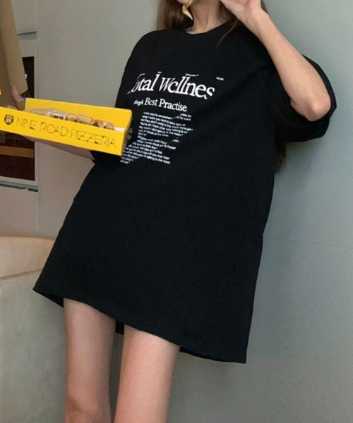 VIVID LADY(ビビッドレディー)の「ロゴプリント半袖Tシャツ レディース 夏tシャツ(Tシャツ/カットソー・レディース・ブラック/ホワイト・FREE)」の14枚目の写真