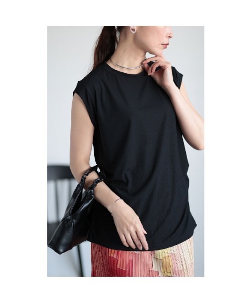 Sawa a la mode(サワアラモード)の「シャーベットカラーカットソー(Tシャツ/カットソー・レディース・ライトグリーン/ホワイト/ブラック/オレンジ・FREE)」の15枚目の写真