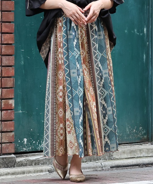 チチカカ(チチカカ)の「ファブリックプリントジャージースカート(スカート・レディース・その他1/その他2/その他3/その他4・MEDIUM/LARGE)」の6枚目の写真