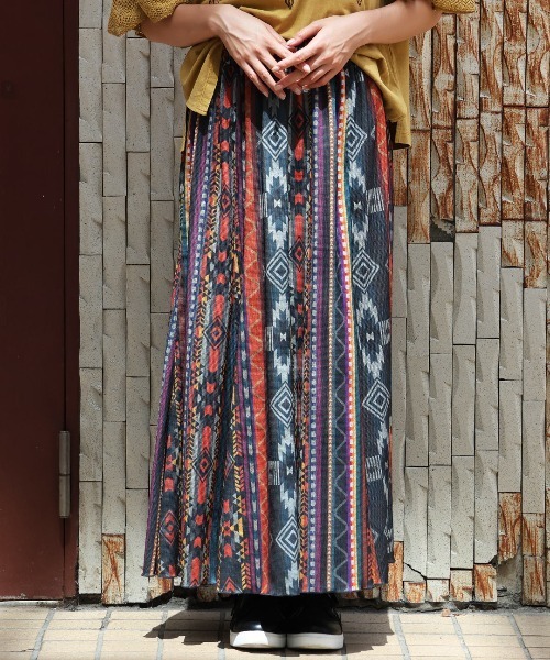 チチカカ(チチカカ)の「ファブリックプリントジャージースカート(スカート・レディース・その他1/その他2/その他3/その他4・MEDIUM/LARGE)」の10枚目の写真