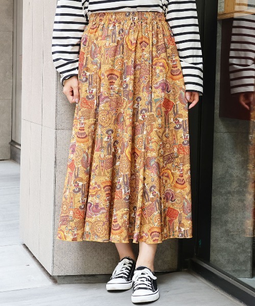 チチカカ(チチカカ)の「ファブリックプリントジャージースカート(スカート・レディース・その他1/その他2/その他3/その他4・MEDIUM/LARGE)」の12枚目の写真