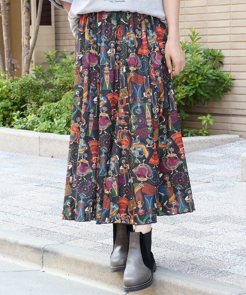 チチカカ(チチカカ)の「ファブリックプリントジャージースカート(スカート・レディース・その他1/その他2/その他3/その他4・MEDIUM/LARGE)」の15枚目の写真