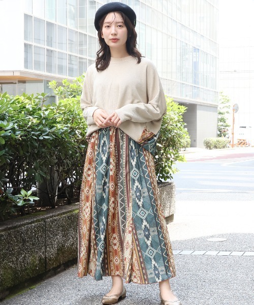 チチカカ(チチカカ)の「ファブリックプリントジャージースカート(スカート・レディース・その他1/その他2/その他3/その他4・MEDIUM/LARGE)」の7枚目の写真