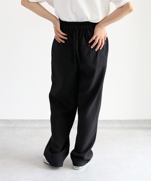 cepo（セポ）の「【速乾・イージーケア】イージータックストレートパンツ 《セットアップ可能》（その他パンツ・レディース・ブラウン/ブラック・M/S）」の21枚目の写真