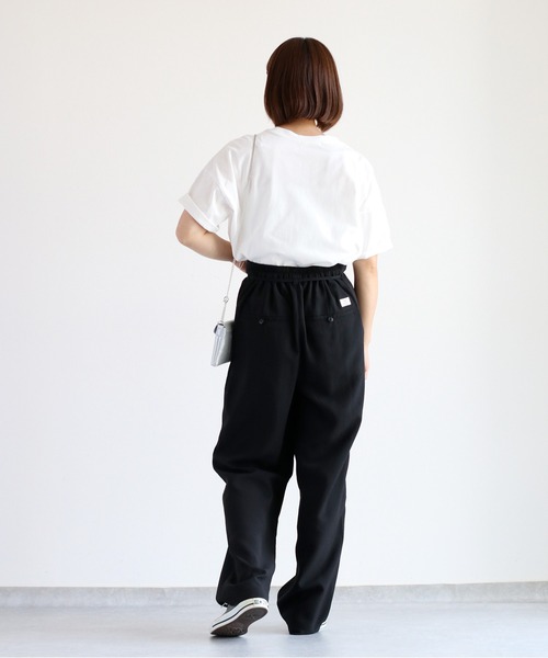 cepo（セポ）の「【速乾・イージーケア】イージータックストレートパンツ 《セットアップ可能》（その他パンツ・レディース・ブラウン/ブラック・M/S）」の14枚目の写真