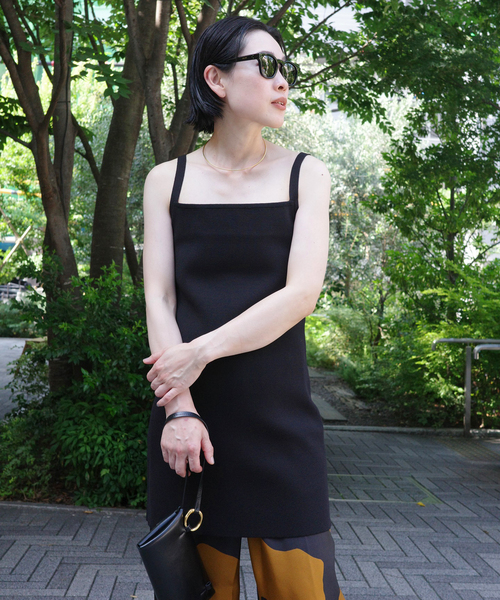 AP STUDIO(エーピーストゥディオ)の「キャミソールチュニック(ワンピース・レディース・ブラック・FREE)」の2枚目の写真