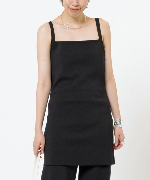 AP STUDIO(エーピーストゥディオ)の「キャミソールチュニック(ワンピース・レディース・ブラック・FREE)」の5枚目の写真