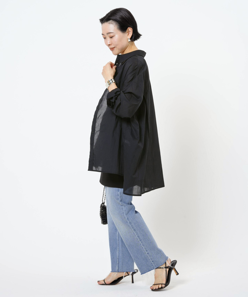 AP STUDIO(エーピーストゥディオ)の「キャミソールチュニック(ワンピース・レディース・ブラック・FREE)」の18枚目の写真