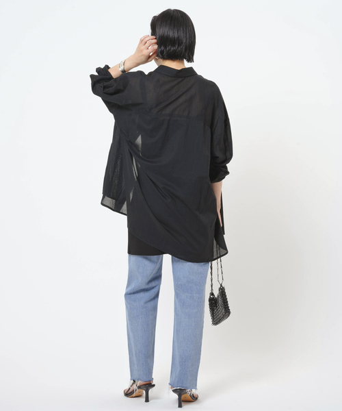 AP STUDIO(エーピーストゥディオ)の「キャミソールチュニック(ワンピース・レディース・ブラック・FREE)」の19枚目の写真