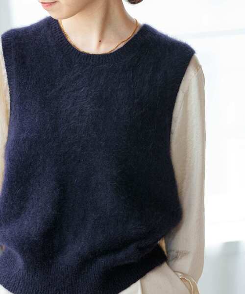 URBAN RESEARCH（アーバンリサーチ）の「FOX/CASHMEREベスト（ベスト・レディース・ネイビー/レッド/ライトグレー・FREE）」の8枚目の写真