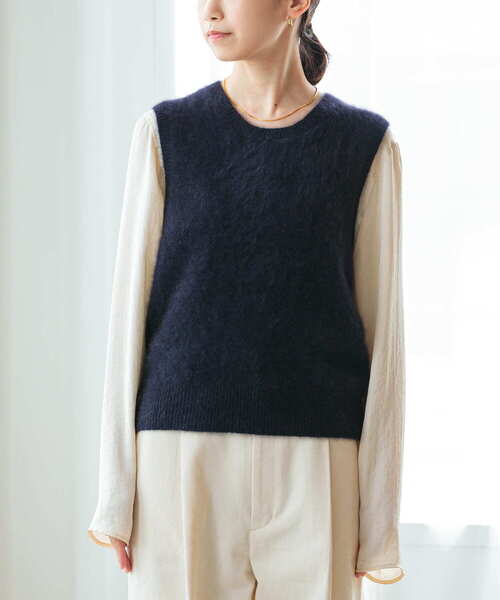 URBAN RESEARCH（アーバンリサーチ）の「FOX/CASHMEREベスト（ベスト・レディース・ネイビー/レッド/ライトグレー・FREE）」の20枚目の写真