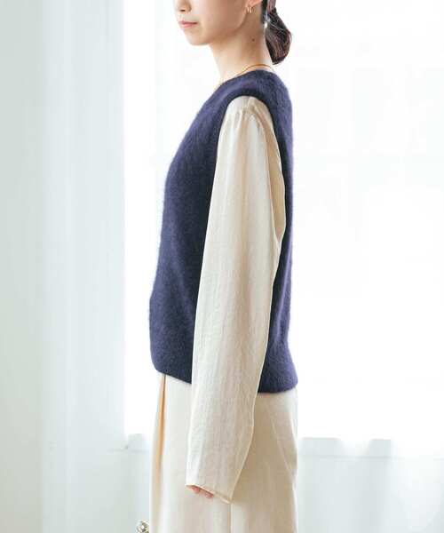 URBAN RESEARCH（アーバンリサーチ）の「FOX/CASHMEREベスト（ベスト・レディース・ネイビー/レッド/ライトグレー・FREE）」の19枚目の写真