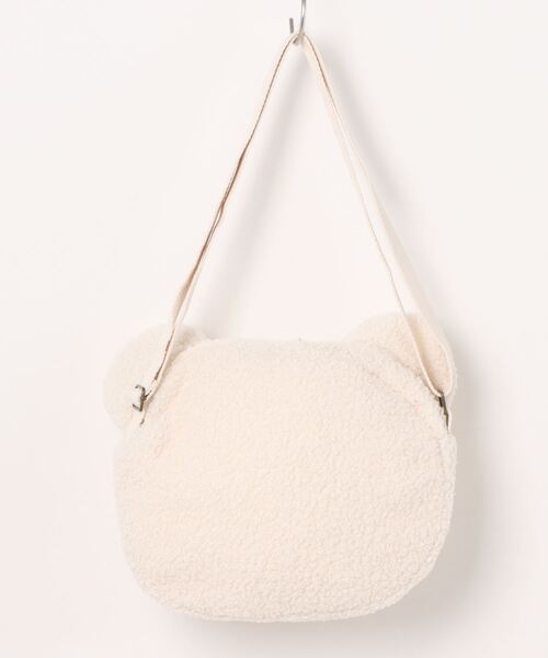 LB/S （エルビーエス）の「【Hi Hey Hoooo/ハイヘイホー】くま顔ショルダーバッグ（ショルダーバッグ・レディース・オフホワイト・FREE）」の7枚目の写真