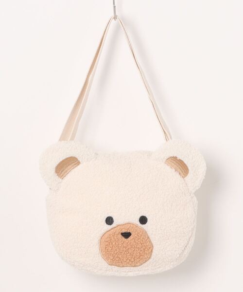 LB/S （エルビーエス）の「【Hi Hey Hoooo/ハイヘイホー】くま顔ショルダーバッグ（ショルダーバッグ・レディース・オフホワイト・FREE）」の11枚目の写真