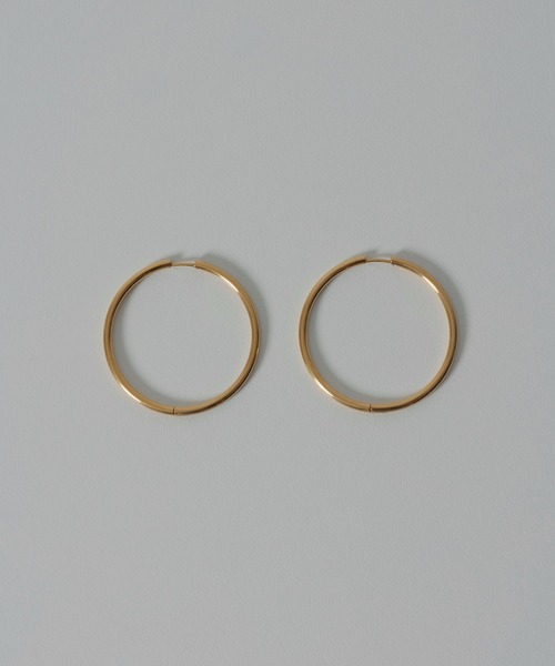 ORLEAN（オルレアン）の「【ORLEAN】メタルフープピアス 45mm（ピアス（両耳用）・レディース・ゴールド/シルバー・フリー）」の11枚目の写真