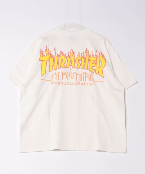 Manhattan Portage（マンハッタンポーテージ）の「S/S Print T-Shirt THRASHER（Tシャツ/カットソー・メンズ・ブラック/ホワイト・X-LARGE/LARGE/MEDIUM/SMALL）」の11枚目の写真
