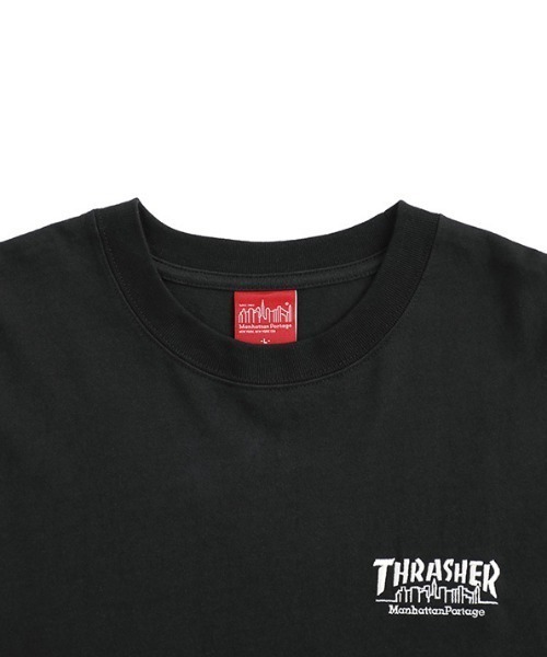 Manhattan Portage（マンハッタンポーテージ）の「S/S Print T-Shirt THRASHER（Tシャツ/カットソー・メンズ・ブラック/ホワイト・X-LARGE/LARGE/MEDIUM/SMALL）」の8枚目の写真