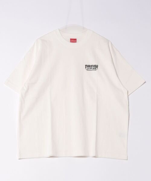 Manhattan Portage（マンハッタンポーテージ）の「S/S Print T-Shirt THRASHER（Tシャツ/カットソー・メンズ・ブラック/ホワイト・X-LARGE/LARGE/MEDIUM/SMALL）」の12枚目の写真