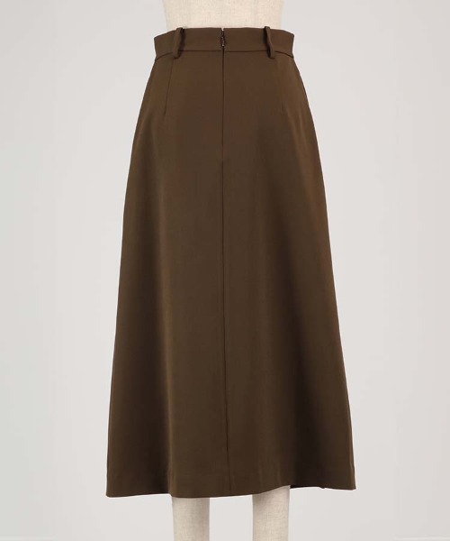 1chaku.（イッチャク）の「ハイウエストジップバックスカート（スカート・レディース・ブラウン/ブラック・マルチサイズ）」の7枚目の写真