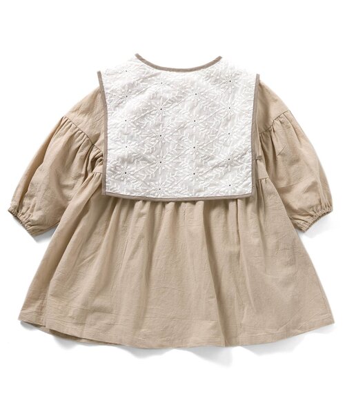 Seraph（セラフ）の「レースベストセットワンピース（ワンピース・キッズ・ベージュ/ラベンダー・80/90/100/110/120/130/140）」の14枚目の写真