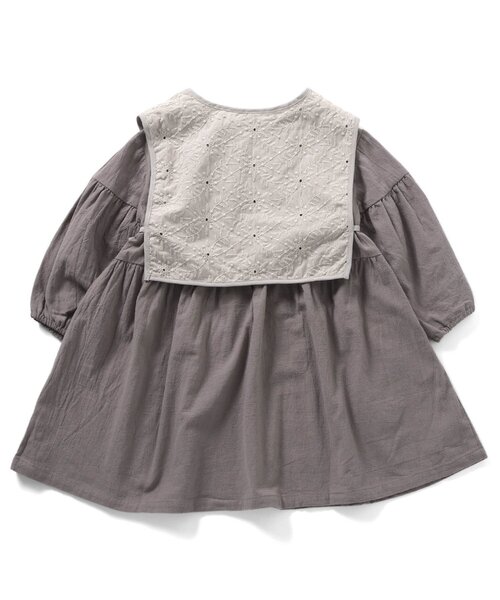 Seraph（セラフ）の「レースベストセットワンピース（ワンピース・キッズ・ベージュ/ラベンダー・80/90/100/110/120/130/140）」の10枚目の写真