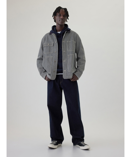 GAP（ギャップ）の「レイルロード デニム チョアジャケット