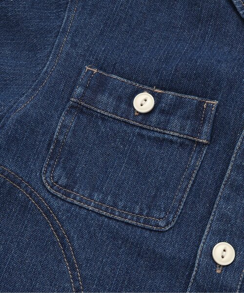 BREEZE(ブリーズ)の「【WEB限定】シェフシャツジャケット(シャツ/ブラウス・キッズ・カーキ/その他10/レッド/ベージュ/チェック/インディゴブルー・80/90/100/110/120/130/140/150)」の11枚目の写真