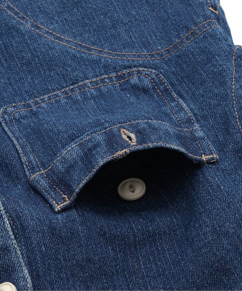 BREEZE(ブリーズ)の「【WEB限定】シェフシャツジャケット(シャツ/ブラウス・キッズ・カーキ/その他10/レッド/ベージュ/チェック/インディゴブルー・80/90/100/110/120/130/140/150)」の12枚目の写真