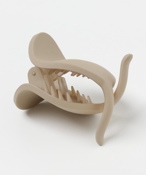 SMELLY（スメリー）の「ミニオーバルマットバンス（バレッタ/ヘアクリップ・レディース・ベージュ/ブルー・-）」の15枚目の写真