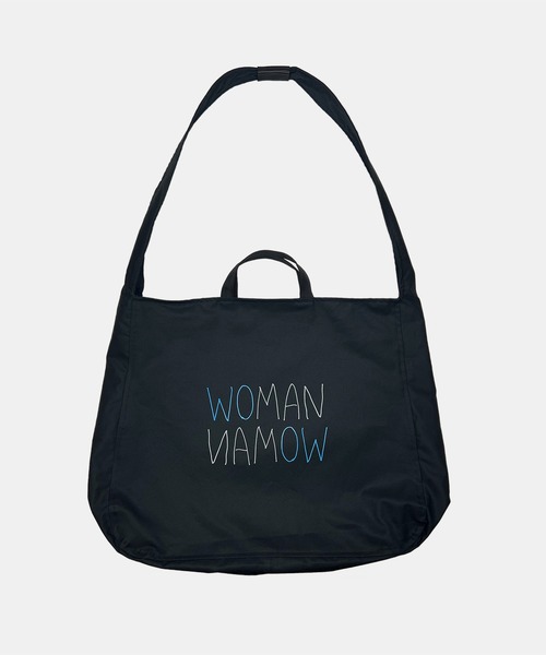 【セール】HUNTISM ハンティズム / MW NewsPaper Bag グラフィックプリントニュースペーパーバッグ ショルダーバッグ / htm243015（ショルダーバッグ）｜HUNTISM（ハンティズム）