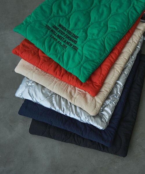 coen（コーエン）の「ロゴ刺繍キルトトートバッグ（トートバッグ・レディース・ケリーグリーン/ブラック/シルバー/オレンジ/ネイビー/ナチュラル/ゴールド/ダークブラウン/コバルトブルー・FREE）」の19枚目の写真